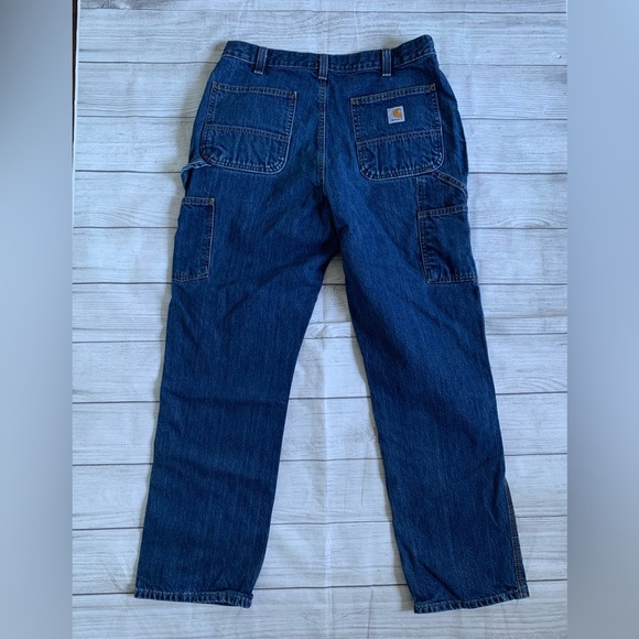 Carhartt Blue Loose Fit Men’s Jeans - Picture 3 of 4